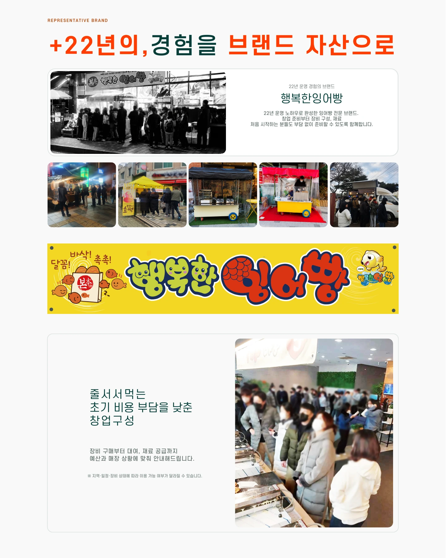 22년의 경험을 브랜드 자산으로 발전시킨 행복한잉어빵 브랜드와 창업 활동